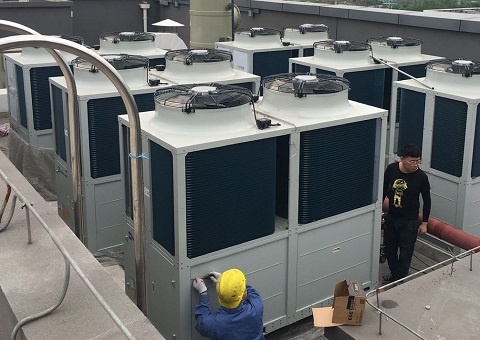 中央空調施工現場